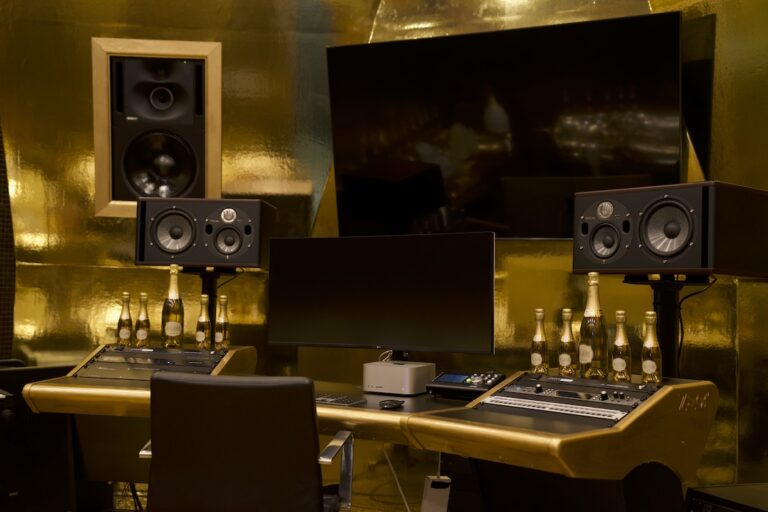 Interior of Sovereign-Studio with Mixer Board